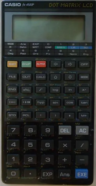 ماشین حساب کاسیو CASIO 4500 اورجینال اصلی